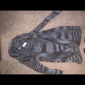 Blue and Brown long sweater